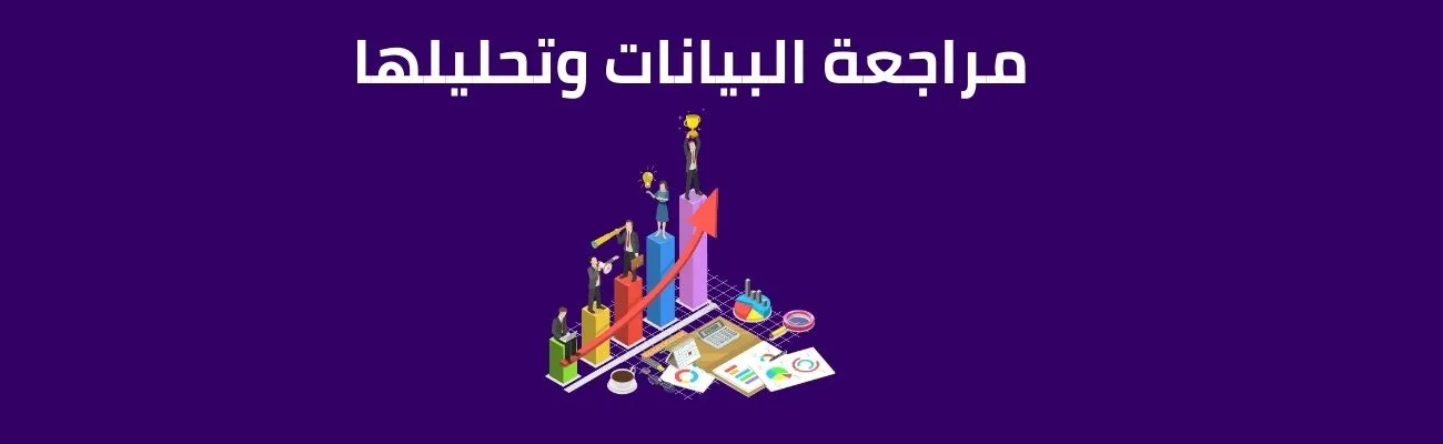 مراجعة البيانات وتحليلها